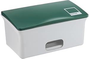 Ubbi Baby Wipes Dispenser, Baby Wipes Case, Baby Wipes Holder with Weighted Plate, Keeps Wipes Fresh and Non-Slip Rubber Feet, Pantone Green