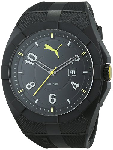 Puma Herren-Armbanduhr XL Iconic Analog Quarz Resin PU103501002 Puma Herren-Armbanduhr XL Iconic Analog Quarz Resin PU103501002