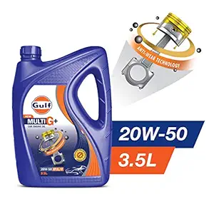 GULF Multi G+ SAE 20W-50 Passenger car Engine Oil [3.5 L] - Pack of 1