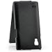 Produktbild Saxonia LG Optimus L9 (P760) Hülle Flip Tasche Case Hülle Schutzhülle Klappverschluss Struktur Schwarz