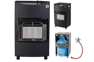 MASTER BRAND Portable Calor Gas Heater with Infrared Ceramic Burner – 4200W, 3 Power Settings (1500W/2750W/4200W), Oxygen Depletion Sensor, Flame Failure Protection, Tip-Over Switch & Foldable Base for Easy Storag