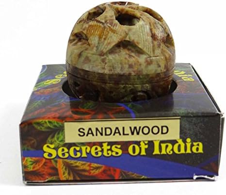 Natural Sandalwood Solid Perfume Body Musk In Stone Jar 8 Gms