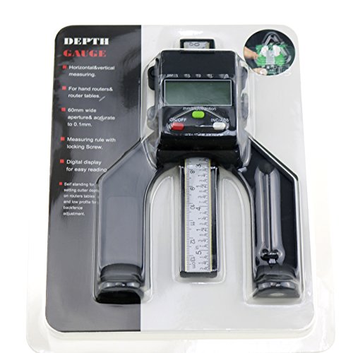 Digital 80mm (3 1/8 Zoll) Handfraser Selbststehende Aperture Tread Tiefenmesser Magnetische Fuse - 5