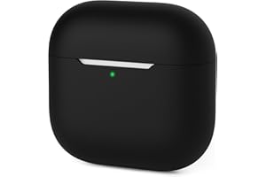 Mocarheri Silikon Hülle Schutzhülle Kompatibel mit AirPods 4 Gen (2024), Ultra-dünnes, Silikon Stoßfeste Weiches Schutzhülle für AirPods 4, Voller Schutz für AirPods 4 Case Cover,Schwarz