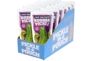 BHARTI BEN Van Holten's Large Kosher Zesty Garlic Pickle | Pack of 12 |