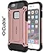 Cubix® Shock Proof Case For Apple iPhone 6s Tough Armor Tech Series Back Cover case With Premium Carbon Fiber Texture 4 Side Air Cushion Extra Soft Buttons - Rose Gold RS.650.00