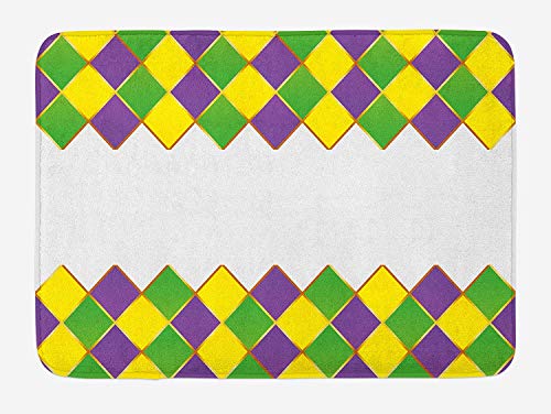 Bathroom Bath Rug Kitchen Floor Mat Carpet,Fruits,Cute Watermelon Seed Summer Fresh Organic Diet Agricultural Concept Decorative,Dark Coral White Fern Green,Flannel Microfiber Non-slip Soft Absorbent