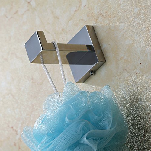 Glighone Handtuchhaken Bad Toilette Handtuch Haken Wandhalterung Kleiderhaken Mantel Haken Hut Haken gebürstetem Edelstahl - 6