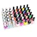 KurtzyTM 48 Pack Nail Polishes Varnishes 8ml For Manicures/Pedicures Fashionably Matt Glitter