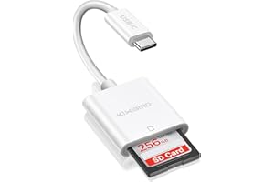 KiWiBiRD Czytnik kart USB C SD, adapter micro SD na typ C OTG do kart SDHC SDXC TF UHS-I kompatybilny z iPhone 16 15 Plus Pro Max MacBook Air Mac iPad iMac, Galaxy S24 S23 smartfon Andriod