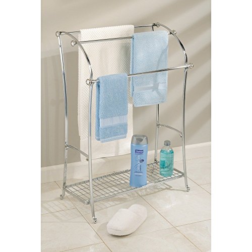 InterDesign 79250EU York Lyra Papiertuchständer für den Boden, zweifarbig