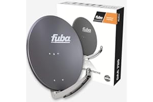 Fuba DAA 780 A Aluminium-Satelliten-Parabolantenne (38,50 dB, Große 78 cm) anthrazit