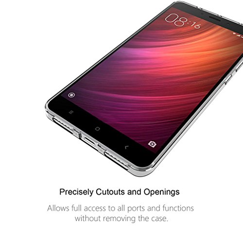 Xiaomi Redmi Note 4X Funda   ivencase Transparente Silicona TPU de Flexibilidad Carcasa Case Bumper Ultra Delgado Espalda Case Cover para Xiaomi Redmi Note 4X 5 5 