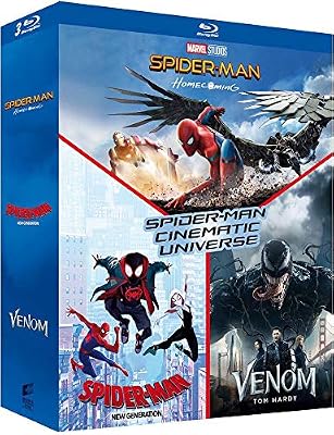 SONY PICTURES HOME ENTERTAINMENT Cinematic Universe Homecoming + Spider-Man New Generation + Venom [Blu-Ray]
