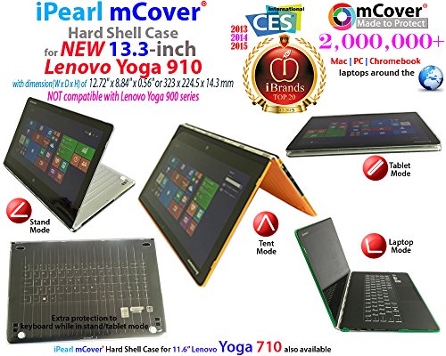 mCover Hartschalen für Lenovo YOGA 910 35,31cm (13,9 Zoll) Convertible Notebook – Schwarz - 2