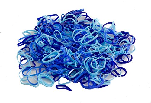 Mytoptrendz Blue Tone Small Tiny Mini Elastics Hair Tie Ultra