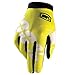 Price comparison product image 100% Prozent iTrack Kinder Handschuhe Clarino MTB DH MX Motocross Enduro Offroad Quad, HU-GLO-0003, Farbe Neon Gelb, Größe L