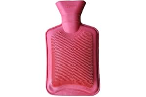 REDIFY Vagabond Single Side Ribbed Red 1 Litre Hot Water Bottle