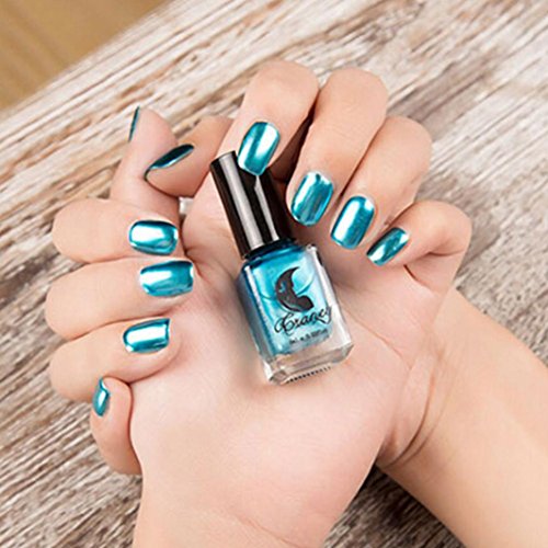 Yogogo Spiegel Nagellack Beschichtung Silber Paste Metall Farbe Edelstahl - 3