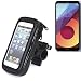 Produktbild K-S-Trade Fahrrad Halterung LG Electronics Q6 Handyhalterung Halter Lenkstange Fahrradhalterung Motorrad Bike Mount Wasserabweisend regensicher schwarz (1x)