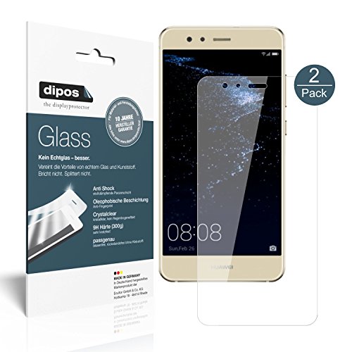 Huawei P10 Lite Protector de Pantalla - 2x dipos Vidrio Flexible Cristal Proteccion 9H
