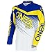 Produktbild O'Neal Element Racewear Motocross Kinder Jersey Trikot MX Enduro Offroad Motorrad Quad Cross Youth, 0006, Farbe Blau Gelb, Größe M