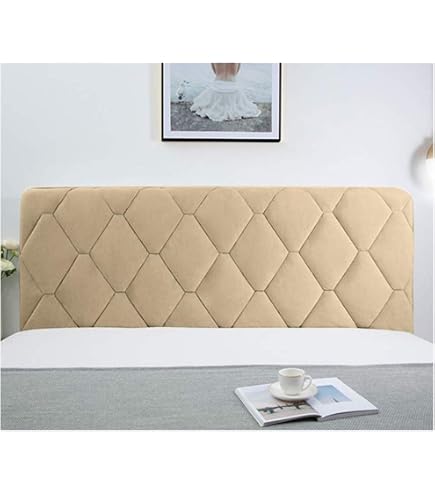 Testiera Imbottita Per Letto Deco, Tessuto Grigio Trapuntato, 160x100 Cm, Spessore 8 Cm, Con Ancoraggio A Muro