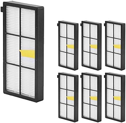 Bosaca Set of 6 HEPA Filters for iRobot Roomba Series 800 860 865 866 870 871 880 885 886 890 900 960 966 980 - Official 24 Month Warranty