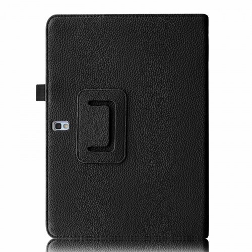 Fintie Samsung Galaxy Tab 4 10.1 Hülle Case – Slim Fit Folio Kunstleder Schutzhülle Cover Tasche für Samsung Galaxy Tab 4 10.1 SM-T530 SM-T535 Tablet (mit Auto Schlaf / Wach Funktion), Schwarz - 2