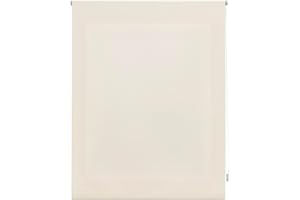 ECOMMERC3 | Estor Enrollable Translúcido Liso 80x175 Ancho x Alto - Estor Enrollable Medida Tela 77x170 - Estor Fácil Instalación a Pared o Techo - Estor Beige