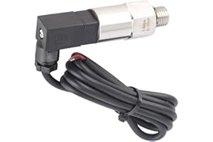 DUOKON Trasduttore di Pressione Uscita 4-20ma, Sensore del Pressione G1 / 4" Filettatura in Acciaio Inossidabile, per Olio Combustibile Aria Acqua (0-1.6MPA)