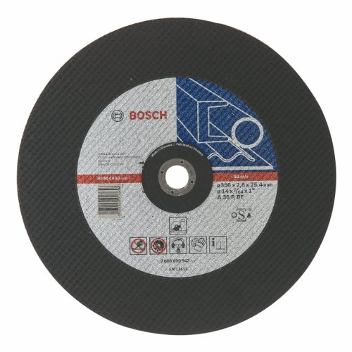 Bosch Zubehör 2608600543 Trennscheibe gerade-Metall A 36 R BF, 350 mm, 25,4 mm, 2,8 mm - 2