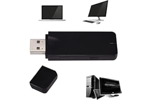 ASPUIC Wireless Network Card Adapter,Dual Band Usb Wifi Adapter for Pc,Wireless Lan Adapter for Samsung Tv,Effective Wireless Usb Adapter for Pc,Portable and Easy to Use W/ireless Network U-sb A/dapter