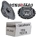 Produktbild Ford Fiesta MK7 Front Heck - Ground Zero GZIF 6501FX - 16cm Lautsprecher Koax flach - Einbauset