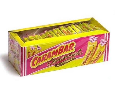 Carambar Caramel L'original, Karamellstangen, große Packung 1600g, 200 Stück