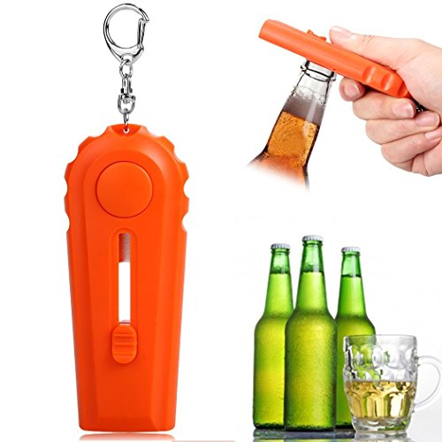 Deckelöffner Dosenöffner, UClever Cap Zappa 2 in 1 Bier Flaschenöffner mit Schlüsselanhänger Und Deckelöffner Deckel Aus Rutschfeste Gummi Jar Opener für Mehrere Größen - 6