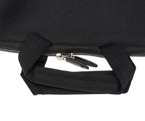 LUXBURG® 17,3 Zoll Schultertasche Notebooktasche Laptoptasche Tasche mit Tragegurt aus Neopren für Laptop / Notebook Computer – Großes Rosa Schmetterling - 2