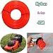 Produktbild mark8shop 45 m flexibles Nylon Trimmer Line Seil für die meisten Benzin Rasentrimmer Maschine