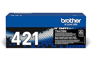 BROTHER TN-421BK Toner Cartridge, Black, Single Pack, Standard Yield, Includes 1 x Toner Cartridge, Genuine Supplies