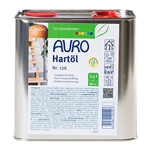 Preisvergleich Produktbild Auro Hartöl (2,50 Liter, farblos)
