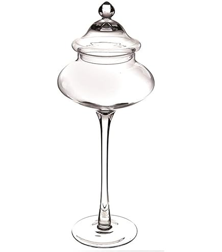 Barattolo Portaconfetti In Vetro SWEET HOME - Alt. 30cm, Diam. 18cm, Per Caramelle E Biscotti - Foto 2