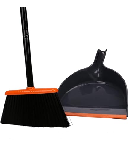 Paletta E Scopa Per Pulizia Casa In Plastica Riciclata - Colorata, Resistente E Made In Italy - Foto 4