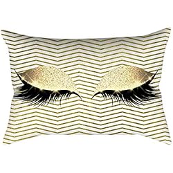 MOIKA 30x50cm Housse de Coussin, Cils Dehors Doux Velours Canapé-lit Ensemble Taies d'oreiller en Marbre Simple Home Décor Confortable Literie Ensemble(D)