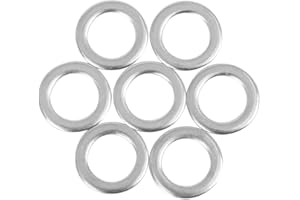 ‎X AUTOHAUX X AUTOHAUX Edelstahl Autoverschluss Dichtung Flach Unterlegscheibe M8 x 13x1mm 55 Stück