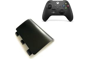 Gamer Gear Tapa de Batería para Mando Xbox Series X - Cubierta Trasera de Batería para Mando Xbox - Tapa Negra para Batería de Mando Xbox - No compatible con el mando de la Xbox One