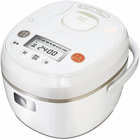 F Rice cooker Smart Small Rice Cooker 2L Liters Intelligent Fashion Mini-Appointment 24-Hour Rice Cooker,White