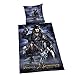 Produktbild Herding 4482401050 Disney`s Pirates of the Caribbean- Salazar`s Rache Bettwäsche-Set, Baumwolle, schwarz/blau, 135 x 200 cm