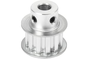 UXCELL sourcing map Rueda Sincronizada XL 12 Dientes De 6 mm De Diámetro De La Polea De Distribución De Aluminio De 11mm De Ancho Cinturón