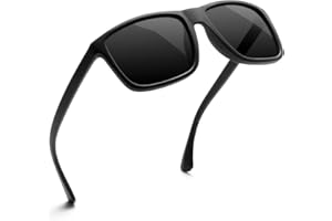 DIUWEU Polarised Sunglasses Mens Womens,Classic Fashion Sun Glasses for Driving Fishing Cycling Running,Anti Glare Ultralight TR90 Square Frame UV400 Protection