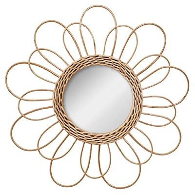 Atmosphera - Miroir en rotin Fleur D38